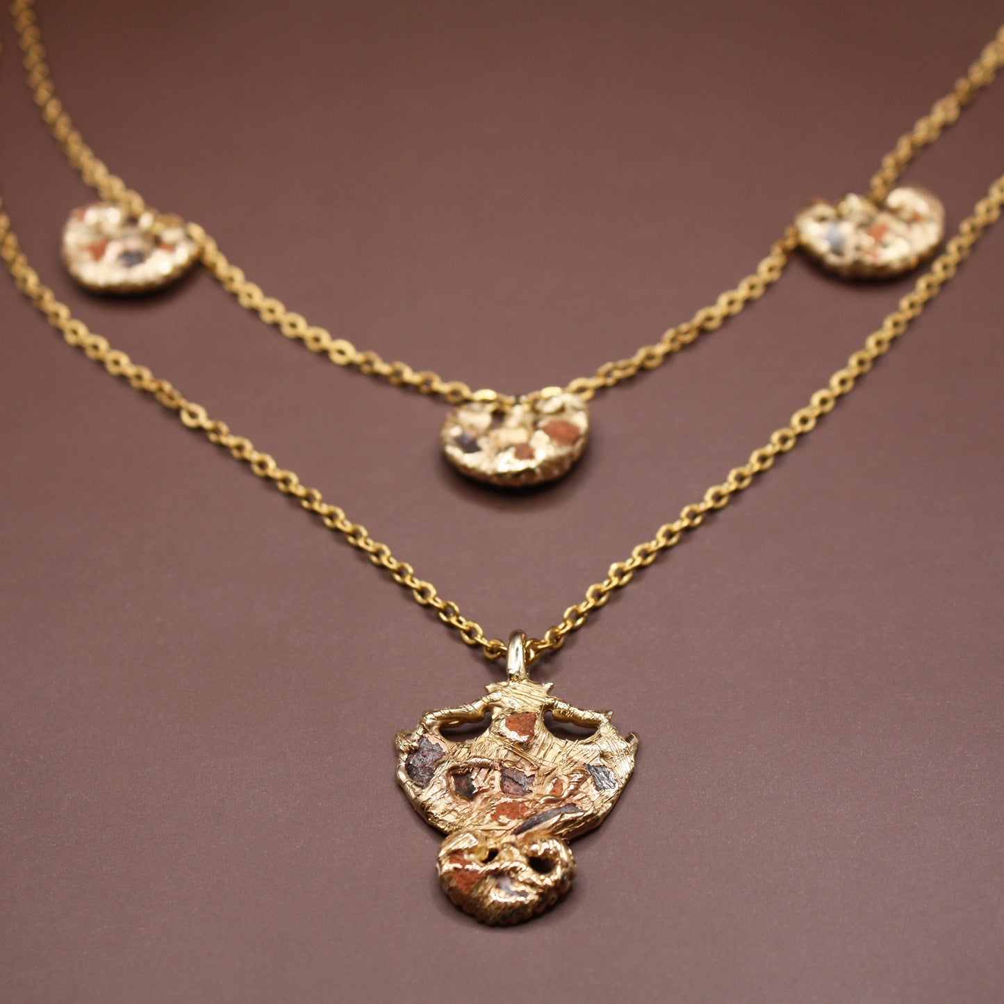 Collana a doppia catena "Scrigno Segreto"