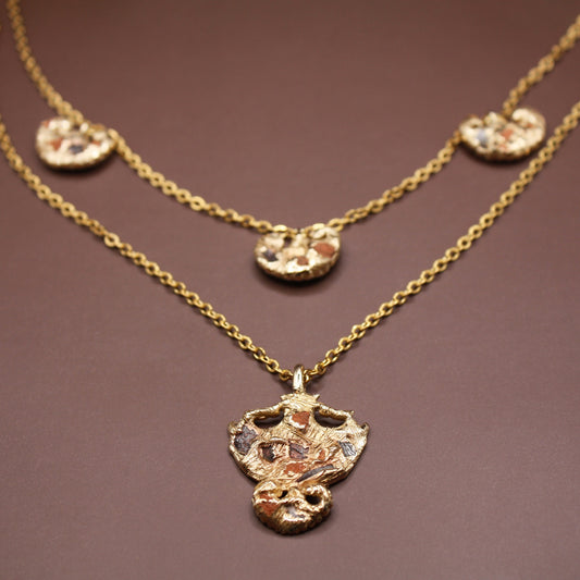 Collana a doppia catena "Scrigno Segreto"