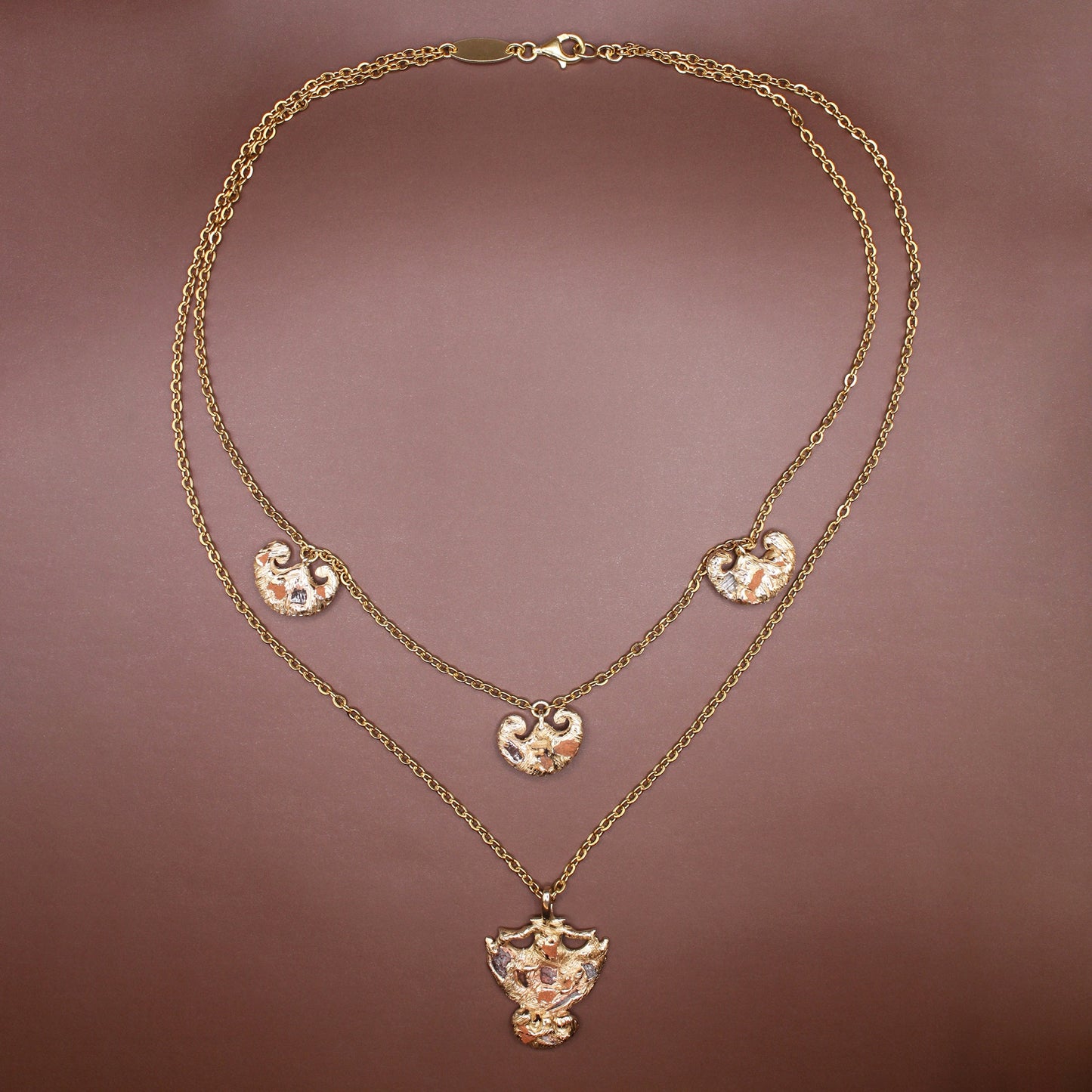 Collana a doppia catena “Linea Scrigno Segreto”