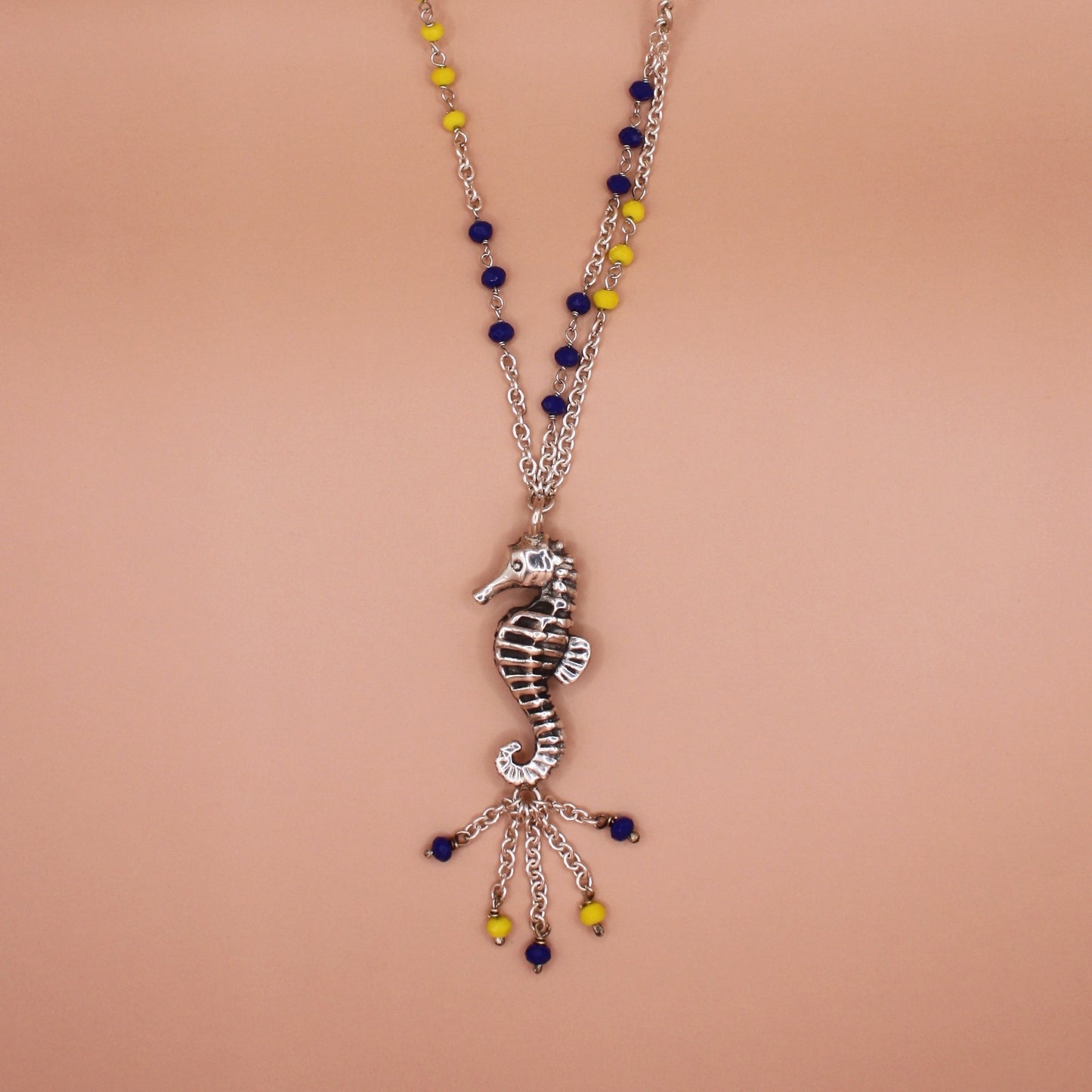Collana lunga cavalluccio